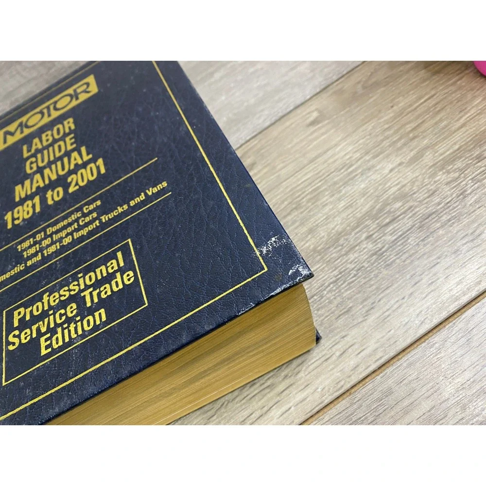 MOTOR Labor Guide Manual 1981 to 2001‎ Professional Service Trade Edition 18884